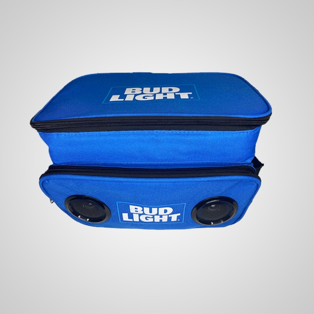 BudLight Soft Cooler with Bluetooth Speakers